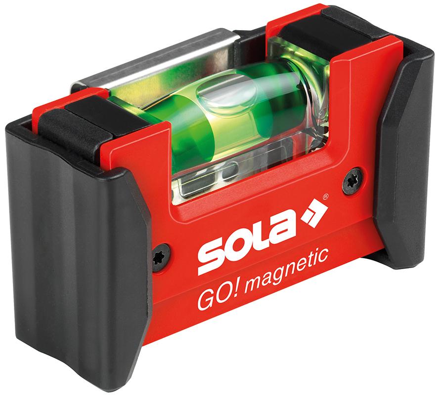 SOLA Magnet-Mini-Wasserwaage Go Magnet Clip 7,5cm Sola