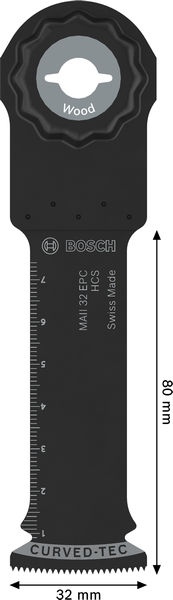 BOSCH MAII 32 EPC Holz Tauchsägeblatt, Starlock, 32 x 80 mm BOSCH MAII 32 EPC Holz Tauchsägeblatt, Starlock, 32 x 80 mm