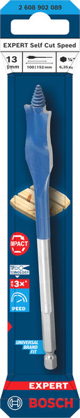 BOSCH EXPERT Self Cut Speed Flachfräsbohrer, 13 x 152 mm BOSCH EXPERT Self Cut Speed Flachfräsbohrer, 13 x 152 mm