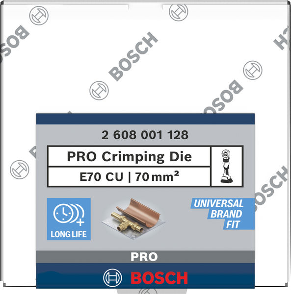 BOSCH PRO Presseinsatz, E70 CU, 70 mm², Kupfere