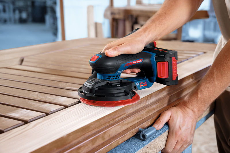 BOSCH Akku-Exzenterschleifer EXEX18V-150-5, L-BOXX 162