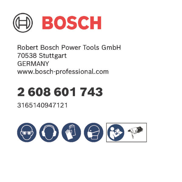 BOSCH PRO Nassbohrkrone, 152 x 450 mm, G 1 1/4 Zoll UNC BOSCH PRO Nassbohrkrone, 152 x 450 mm, G 1 1/4 Zoll UNC