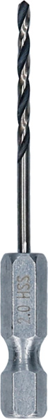 BOSCH HSS PointTeQ Sechskantbohrer 2 mm, 10er-Pack BOSCH HSS PointTeQ Sechskantbohrer 2 mm, 10er-Pack