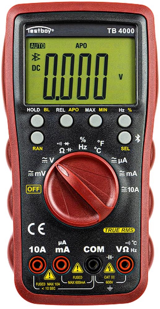 TESTBOY Digital-Multimeter TB 4000 mit Bluetooth Testboy
