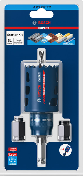BOSCH EXPERT Multi Material Lochsägen Starter-Set, 51x60 mm BOSCH EXPERT Multi Material Lochsägen Starter-Set, 51x60 mm