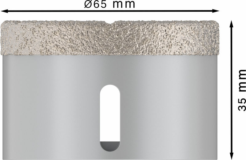 BOSCH PRO Ceramic dry Trockenbohrkrone, 65 x 35 mm, X-Lock BOSCH PRO Ceramic dry Trockenbohrkrone, 65 x 35 mm, X-Lock