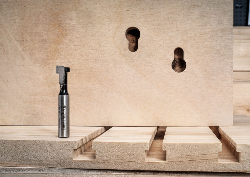 BOSCH PRO T-Nutfräser, Ø 10,5 x Ø 6,6, Schaft 8 mm