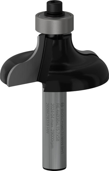 BOSCH PRO Profilfräser, R 6,4, Schaft 8 mm BOSCH PRO Profilfräser, R 6,4, Schaft 8 mm