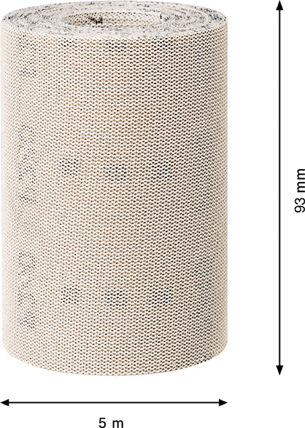 BOSCH EXPERT M480 Schleifnetzrolle, 93x5000mm, K22