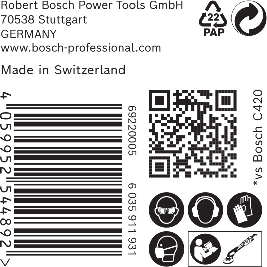 BOSCH EXPERT C470 Schleifp. mit 19 Löchern für Trockenbauschl., 225 mm, K 150, 25 Stk.