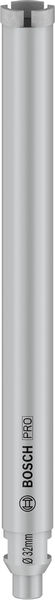 BOSCH PRO Nassbohrkrone, 32 x 300 mm, G 1/2 Zoll BOSCH PRO Nassbohrkrone, 32 x 300 mm, G 1/2 Zoll