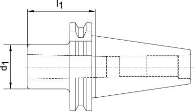 FORTIS Einsatzhülse DIN69871A Form A SK50/MK3 FORTIS FORTIS Einsatzhülse DIN69871A Form A SK50/MK3 FORTIS
