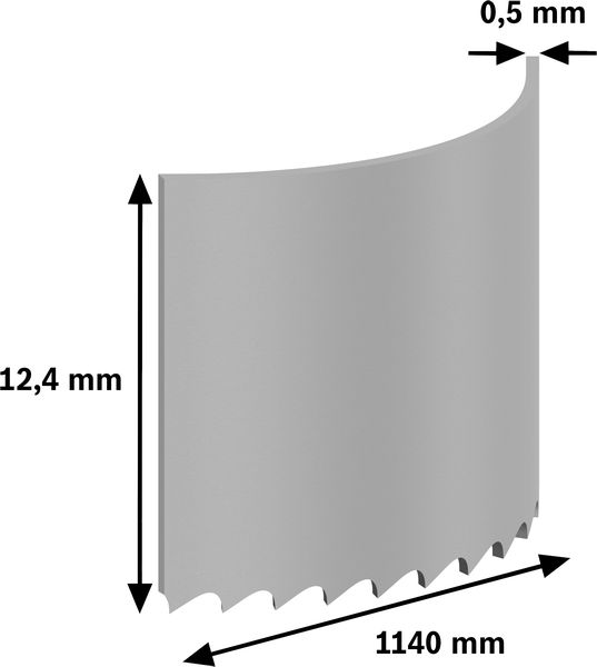 BOSCH PRO CB4418 Bandsägeblatt, 1140 mm, 2-tlg. BOSCH PRO CB4418 Bandsägeblatt, 1140 mm, 2-tlg.