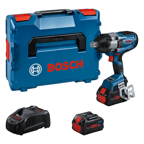BOSCH Akku-Drehschlagschrauber GDS 18V-1050 HC, 2 x Akku ProCORE18V 8.0Ah in L-BOXX