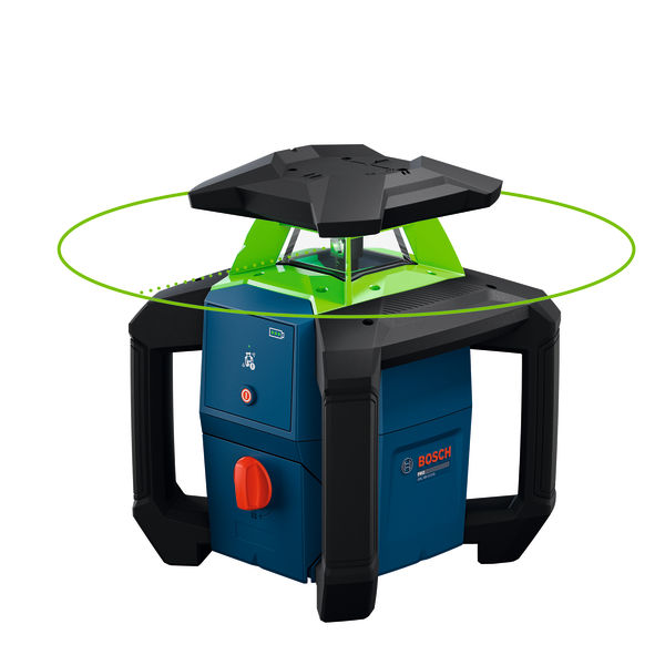 BOSCH Rotationslaser GRL18V-3-31G, 1 x Akku ProCORE18V 4.0Ah in L-BOXX