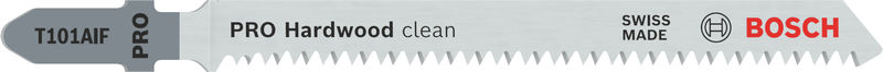 BOSCH PRO Hardwood clean T101AIF Stichsägeblatt, 100 mm, 3-tlg.