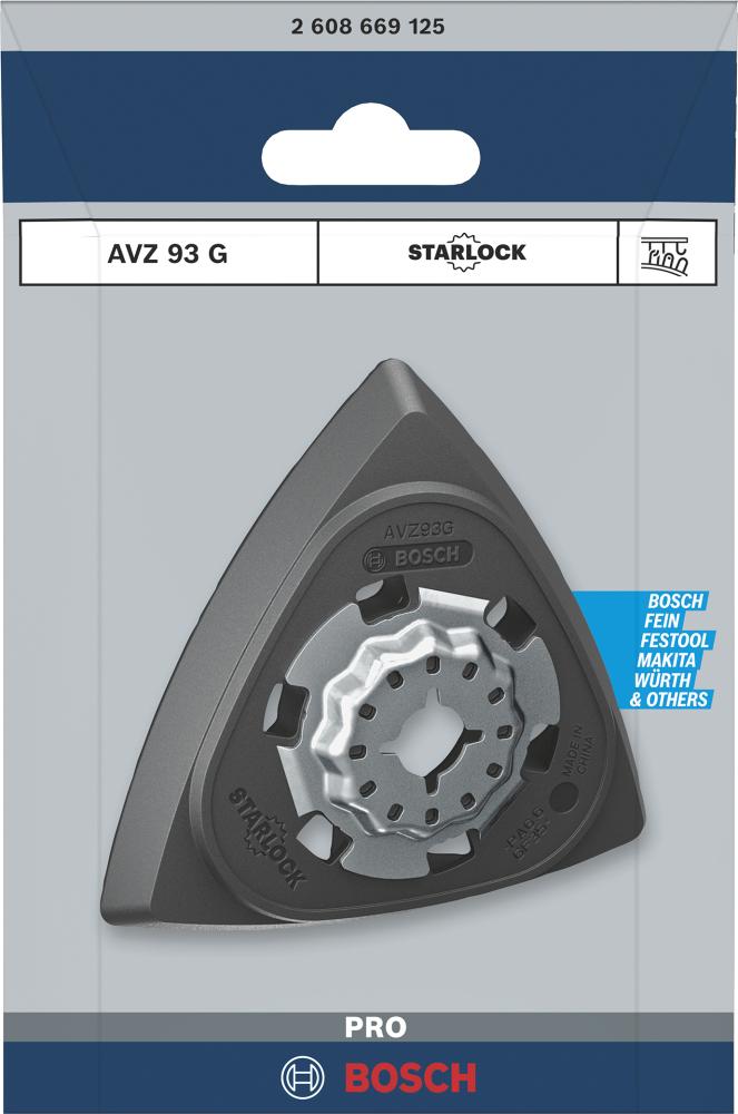 BOSCH PRO AVZ 93 G Schleifplatte 93 mm BOSCH PRO AVZ 93 G Schleifplatte 93 mm