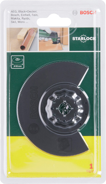 BOSCH HCS Segmentsägeblatt Starlock Wood, D: 85 mm BOSCH HCS Segmentsägeblatt Starlock Wood, D: 85 mm