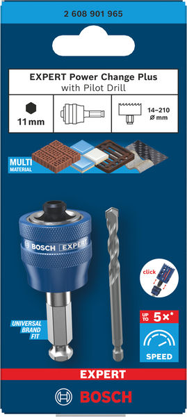 BOSCH EXPERT Power Change Plus mit Zentrier, Ø8,5 x 60 x 105 mm, 2-tlg.