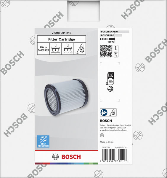 BOSCH Kartuschenfilter F8 für Staubsauger