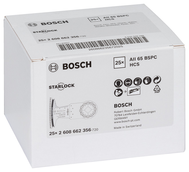 BOSCH HCS Tauchsägeblatt AII 65 BSPC Hard Wood, 40 x 65 mm BOSCH HCS Tauchsägeblatt AII 65 BSPC Hard Wood, 40 x 65 mm