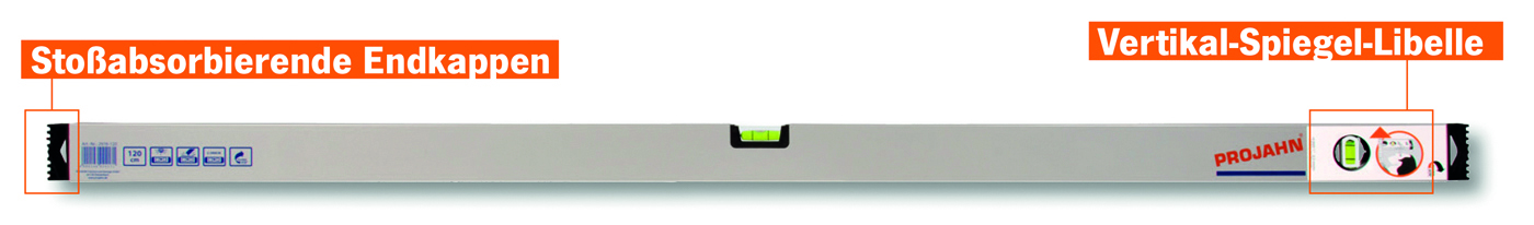 PROJAHN Wasserwaage Plus 40 cm