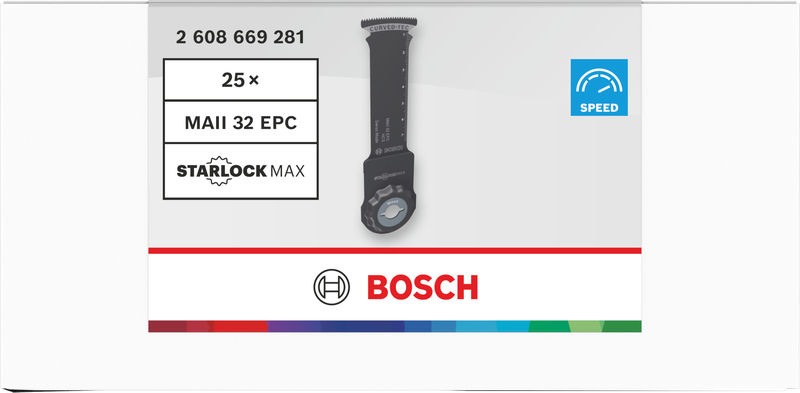 BOSCH MAII 32 EPC Holz Tauchsägeblatt, Starlock, 32 x 80 mm, TU25 BOSCH MAII 32 EPC Holz Tauchsägeblatt, Starlock, 32 x 80 mm, TU25