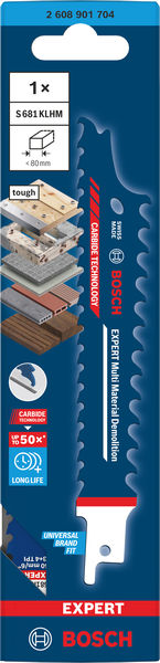 BOSCH EXPERT Multi Material Demolition S681KLHM Blatt