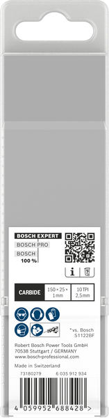 BOSCH EXPERT Medium-Thick Tough Metal S955HHC Säbelsägeblatt, 10-tlg. BOSCH EXPERT Medium-Thick Tough Metal S955HHC Säbelsägeblatt, 10-tlg.