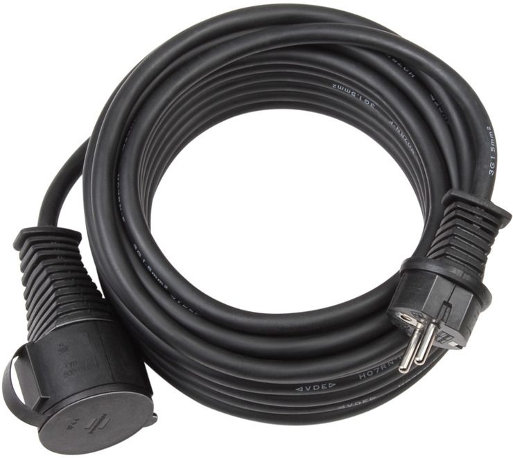BRENNENSTUHL Baustellen-Verlängerungskabel IP44 10m schwarz