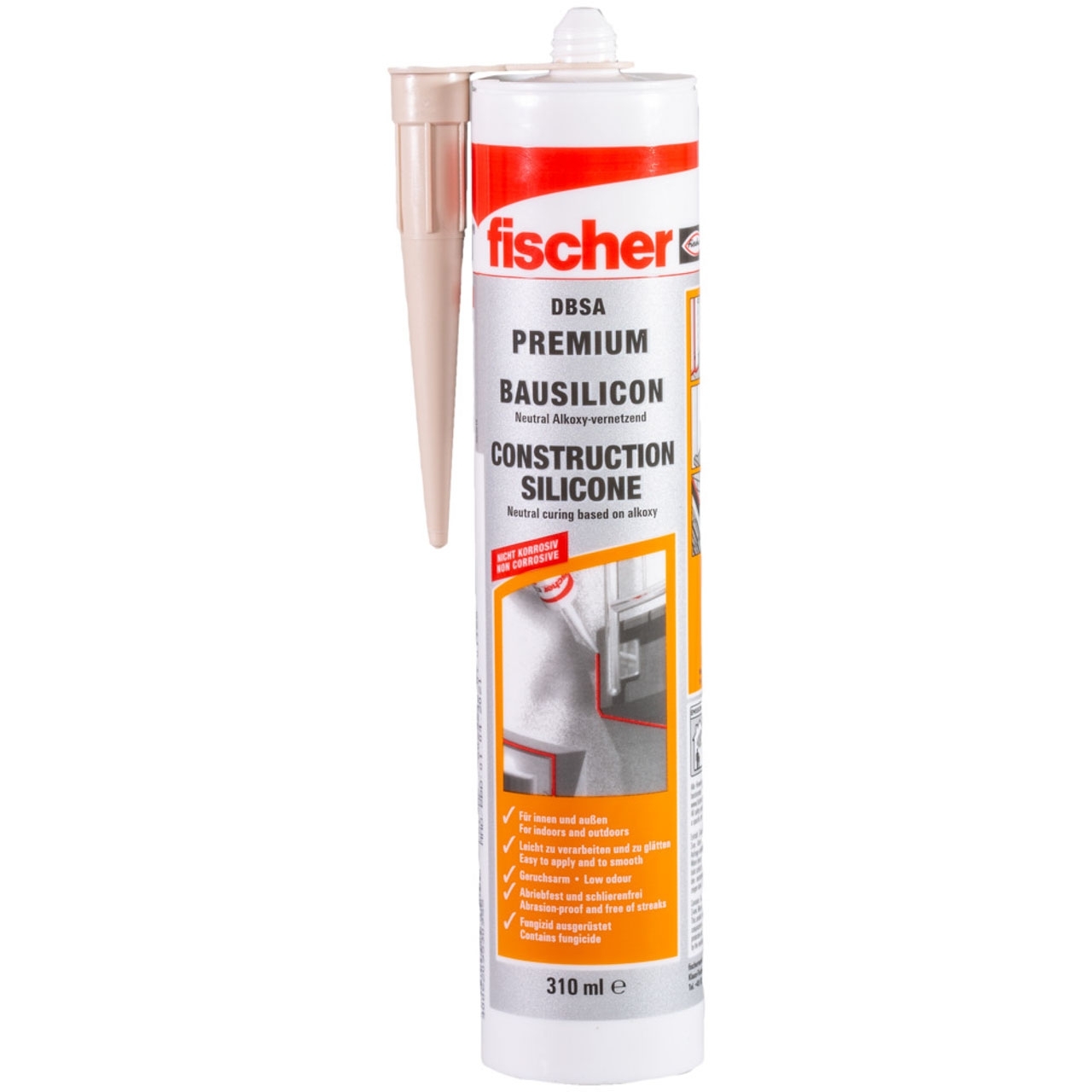 FISCHER Bausilicon DBSA 310ml schwarz FISCHER Bausilicon DBSA 310ml schwarz