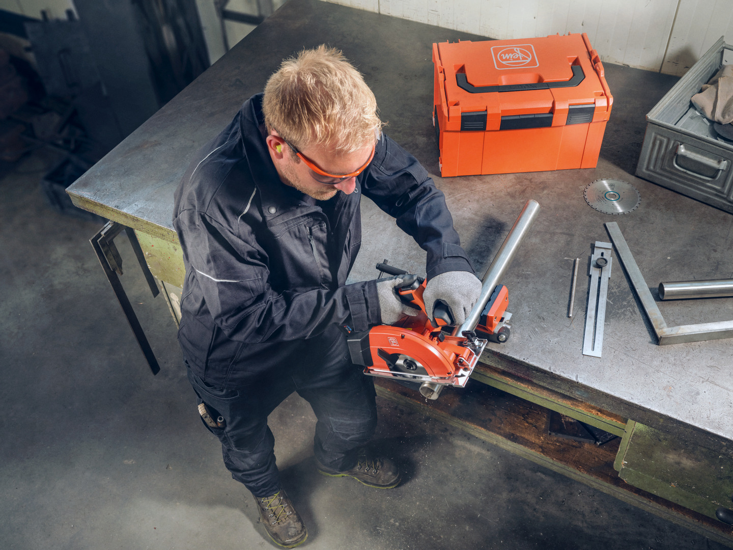 FEIN FEIN Kompakte Akku-Handkreissäge für Metall F-IRON Cut 57 AS FEIN FEIN Kompakte Akku-Handkreissäge für Metall F-IRON Cut 57 AS