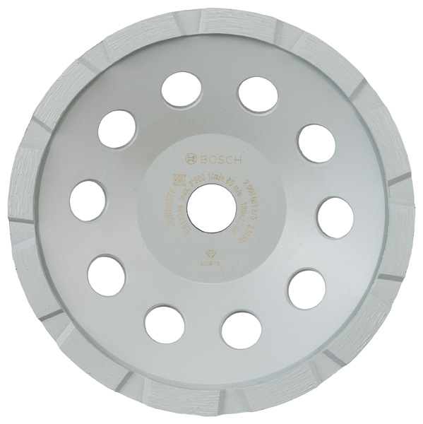 BOSCH Diamanttopfscheibe Standard for Concrete, 180 x 22,23 x 5 mm BOSCH Diamanttopfscheibe Standard for Concrete, 180 x 22,23 x 5 mm