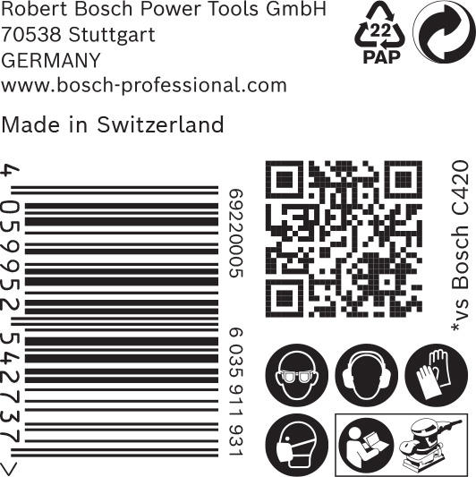 BOSCH EXPERT C470 Schleifblatt, 93x186mm, K40, 8 Löcher, 50-tlg. BOSCH EXPERT C470 Schleifblatt, 93x186mm, K40, 8 Löcher, 50-tlg.
