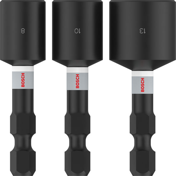 BOSCH PRO Nutsetter Impact Set, 8 x 50, 10 x 50, 13 x 50 mm, 3-tlg.