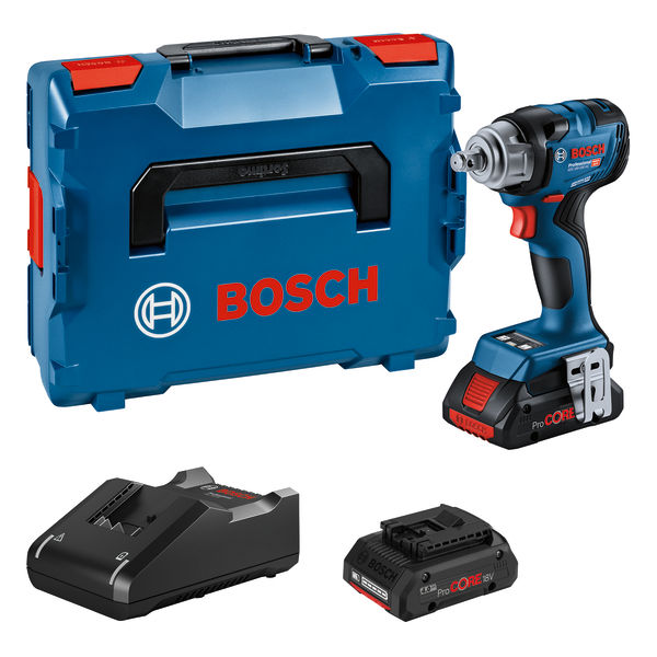 BOSCH Akku-Drehschlagschrauber GDS 18V-330 HC, L-BOXX 136, 2 x Akku ProCORE18V 4.0Ah BOSCH Akku-Drehschlagschrauber GDS 18V-330 HC, L-BOXX 136, 2 x Akku ProCORE18V 4.0Ah
