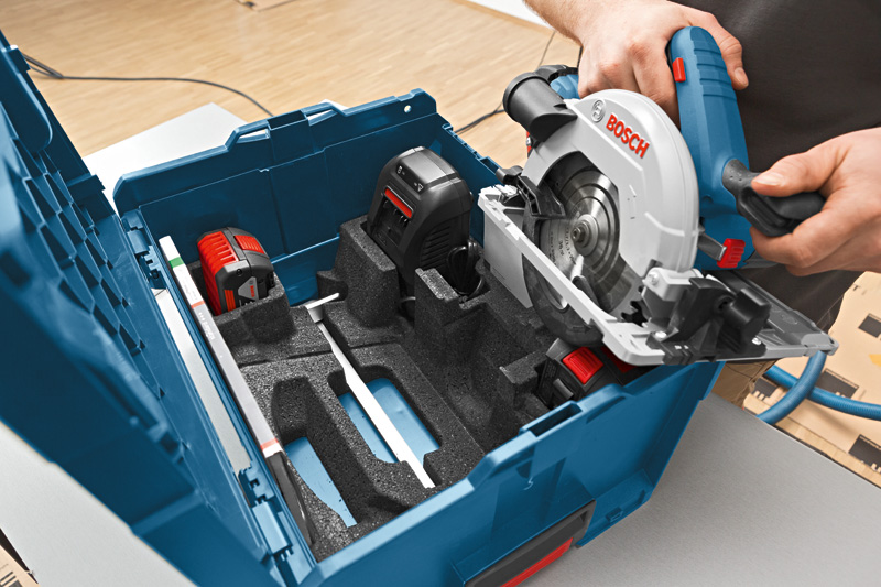 BOSCH Akku-Kreissäge GKS 18V-57 G, L-BOXX