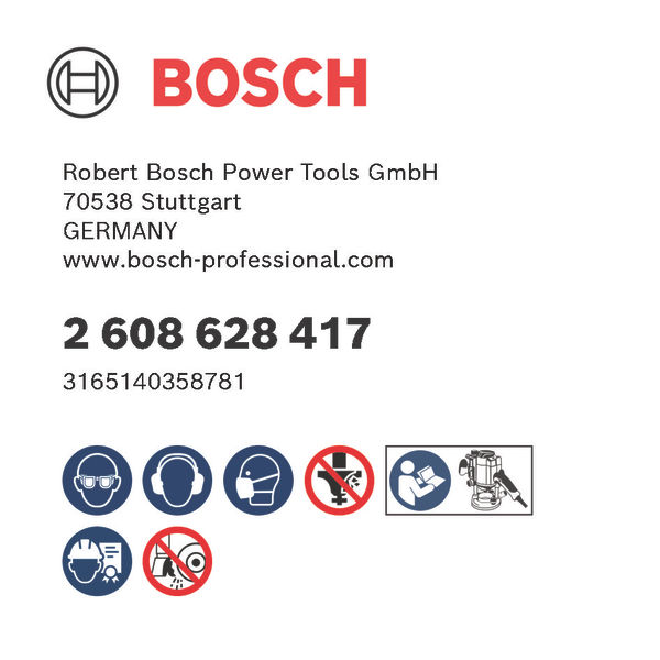 BOSCH PRO Falzfräser 1/4", Schaft 1/4" BOSCH PRO Falzfräser 1/4", Schaft 1/4"