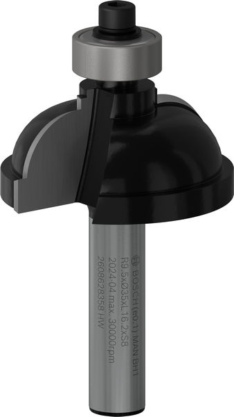 BOSCH PRO Profilfräser klassisch, R 9,5, Schaft 8 mm