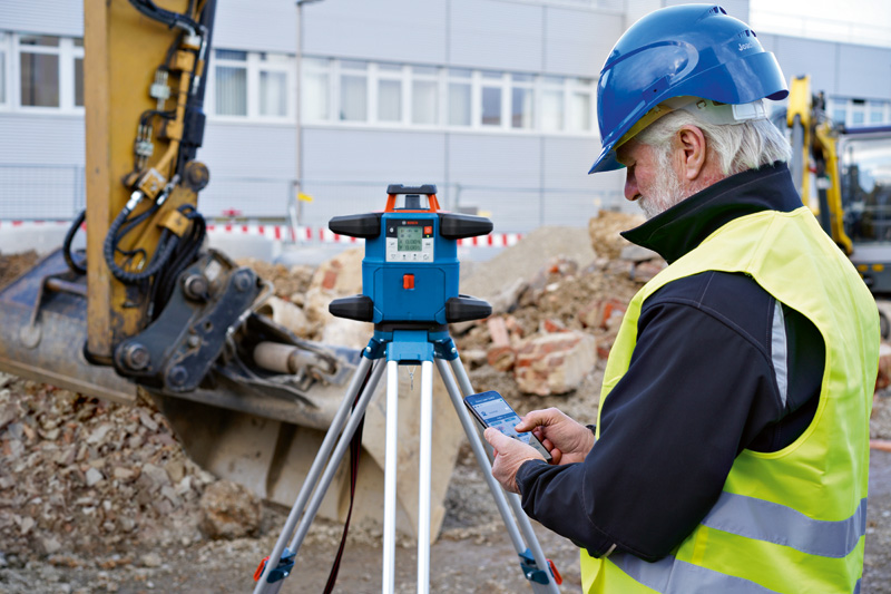 BOSCH Rotationslaser GRL 600 CHV, 1 x Akku ProCORE18V 4.0Ah