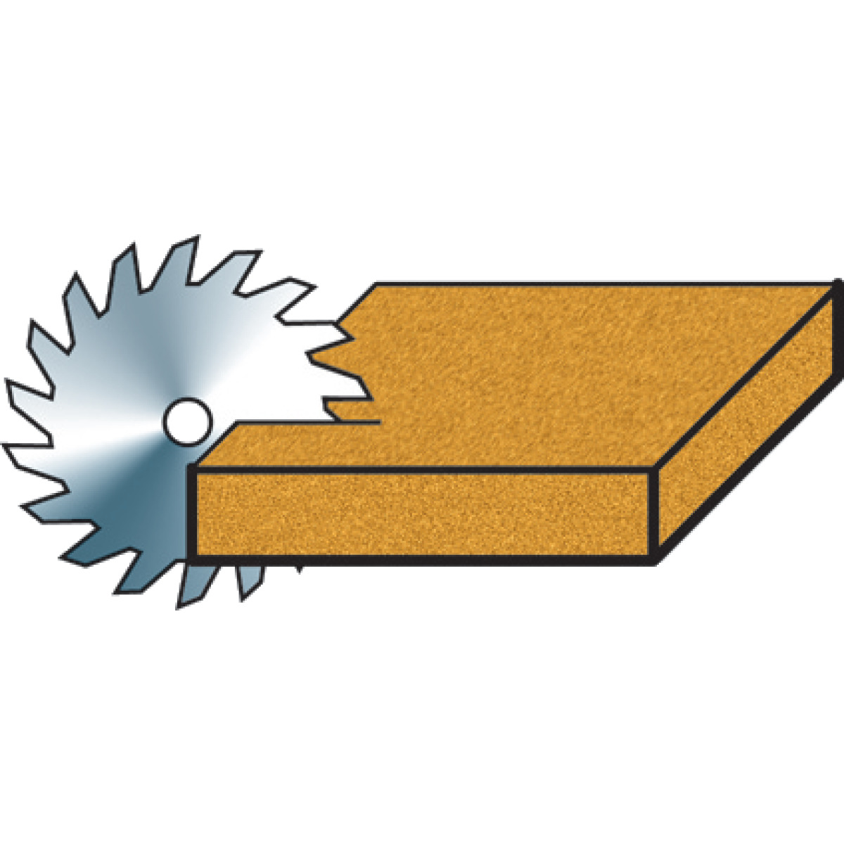 Holzkraft Besäum- und Fertigungsschnitt-Kreissägeblatt KSB-BF 350/54 Holzkraft Besäum- und Fertigungsschnitt-Kreissägeblatt KSB-BF 350/54