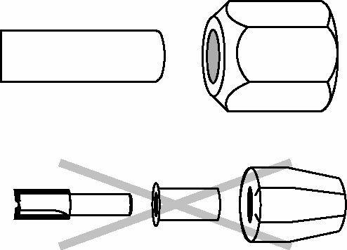 BOSCH Spannzange, 10 mm, 27 mm BOSCH Spannzange, 10 mm, 27 mm