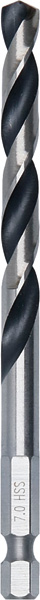BOSCH HSS PointTeQ Sechskantbohrer 7,0 mm BOSCH HSS PointTeQ Sechskantbohrer 7,0 mm