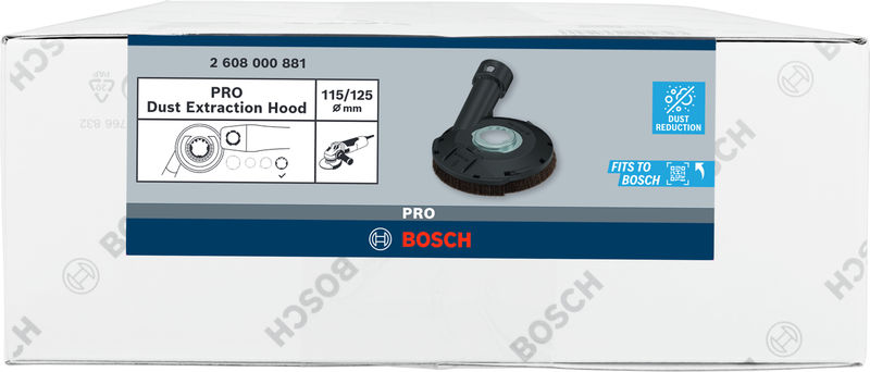 BOSCH PRO Absaughaube, ohne Schlüssel, HG, 115/125 mm