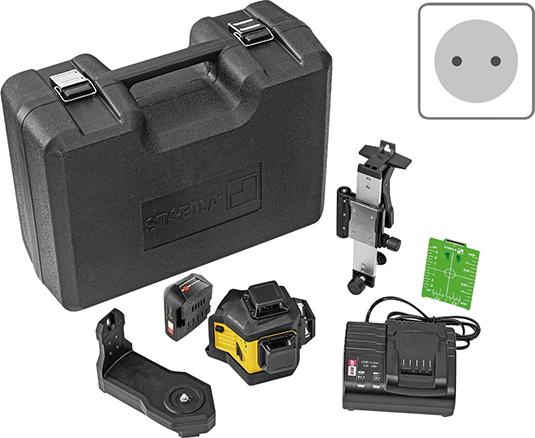 STABILA Multilinien-Laser LAX 600 G, 12-V-System, 7-teiliges Set, mit Akku und Ladegerät (EU) STABILA Multilinien-Laser LAX 600 G, 12-V-System, 7-teiliges Set, mit Akku und Ladegerät (EU)