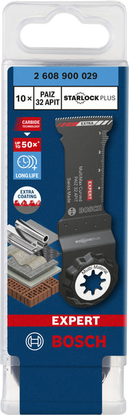 BOSCH EXPERT MultiMax PAIZ 32 APIT Tauchsägeblatt, 32 mm, 10-tlg. BOSCH EXPERT MultiMax PAIZ 32 APIT Tauchsägeblatt, 32 mm, 10-tlg.