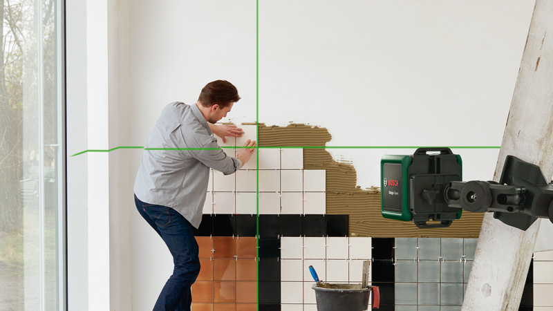 BOSCH Kreuzlinien-Laser Quigo Green Set BOSCH Kreuzlinien-Laser Quigo Green Set