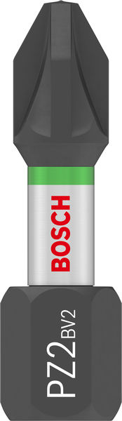 BOSCH PRO Pozidriv Impact Bit, PZ2, 25 mm, Display, 10 x 25-tlg