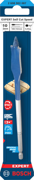 BOSCH EXPERT Self Cut Speed Flachfräsbohrer, 10 x 152 mm BOSCH EXPERT Self Cut Speed Flachfräsbohrer, 10 x 152 mm