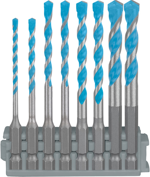 BOSCH EXPERT HEX-9 Multi Construction Pick & Click Set, 3-8 mm